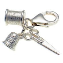 Sewing Charm Sterling Silver