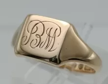 9ct Gold Signet Ring