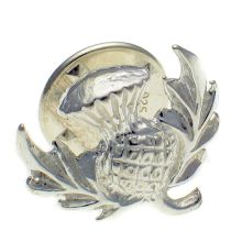 Thistle Sterling 925 Silver Lapel Pin
