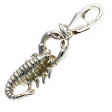 Scorpion Sterling Silver Charm